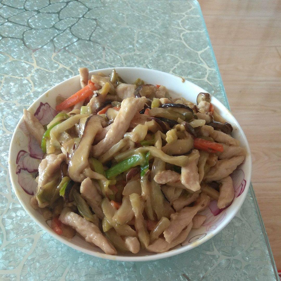 香菇榨菜肉丝