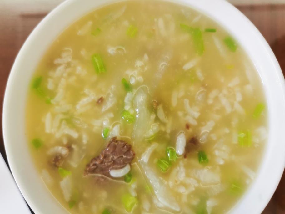 牛年第一道粥——牛肉粥的做法