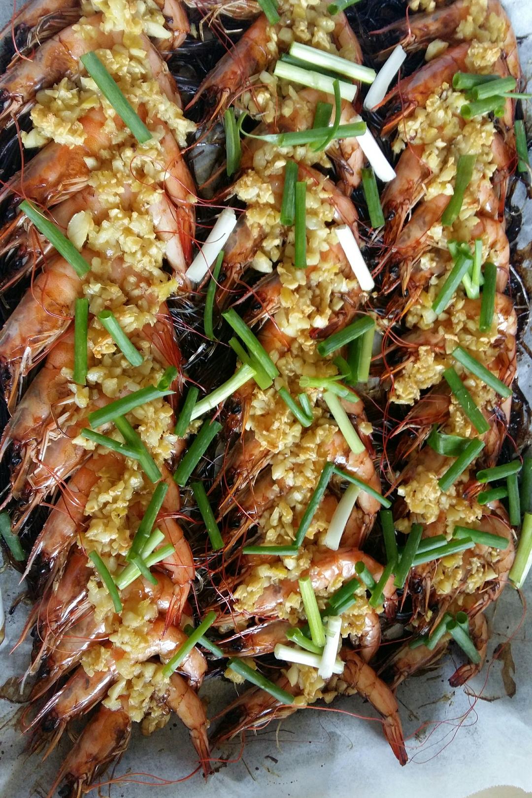 蒜蓉烤大虾
