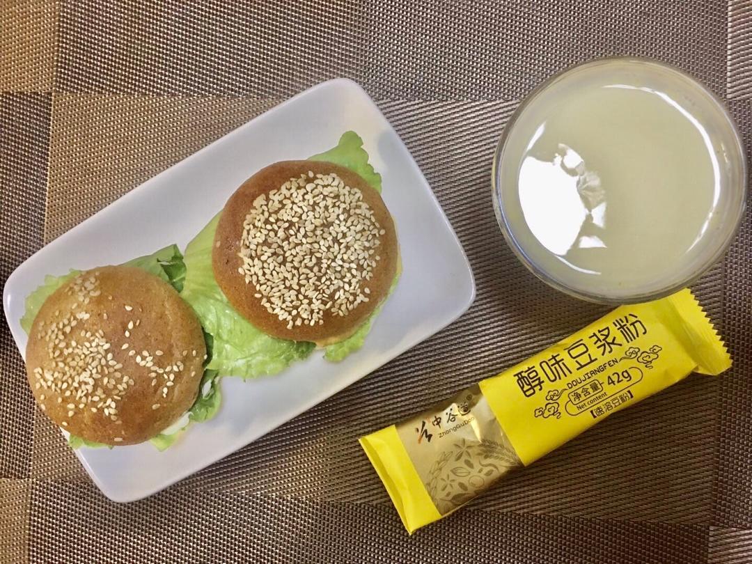 全麦汉堡包胚