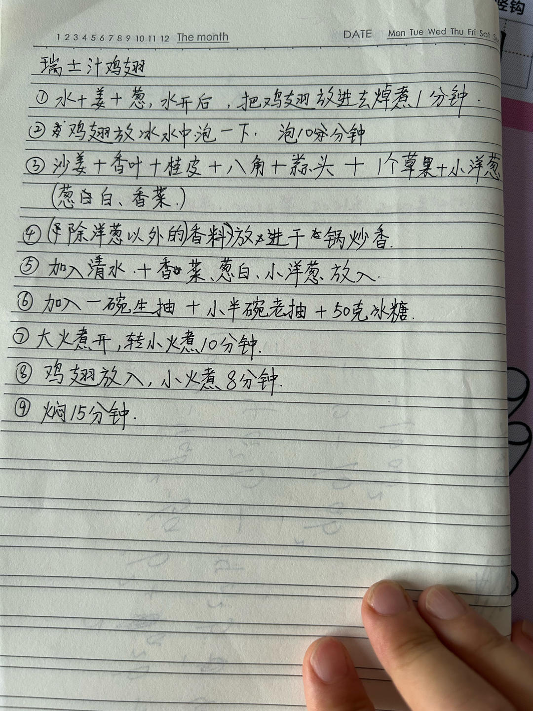 瑞士汁鸡翅的做法