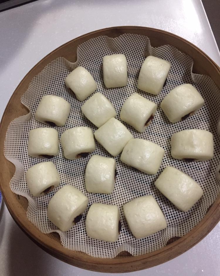 奶香夹心小馒头（一次发酵）