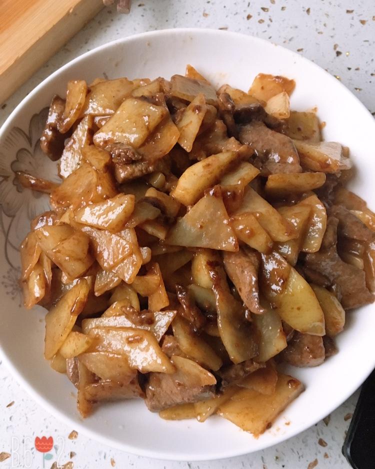 土豆片溜猪肝