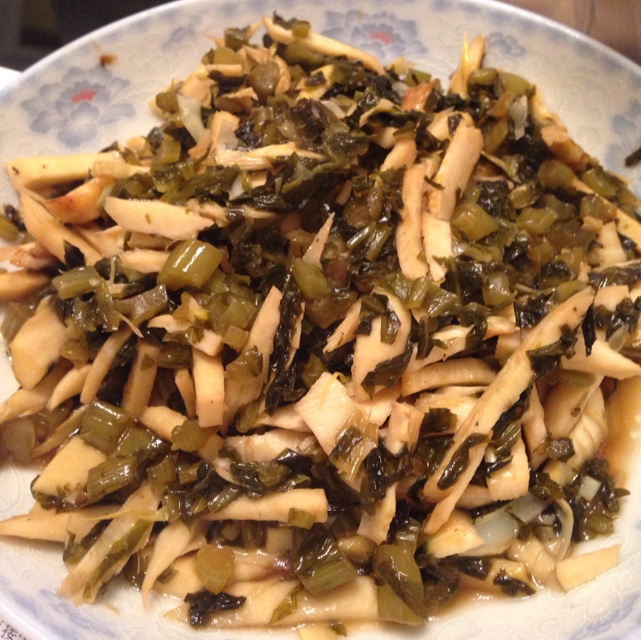 easysooo做的雪菜笋丝