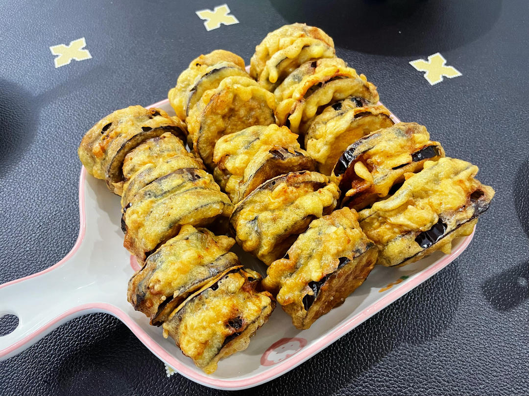 酥炸茄盒￨外酥里嫩