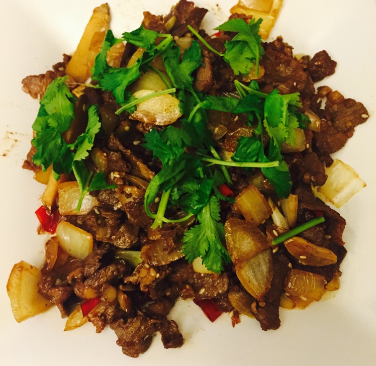孜然羊肉片