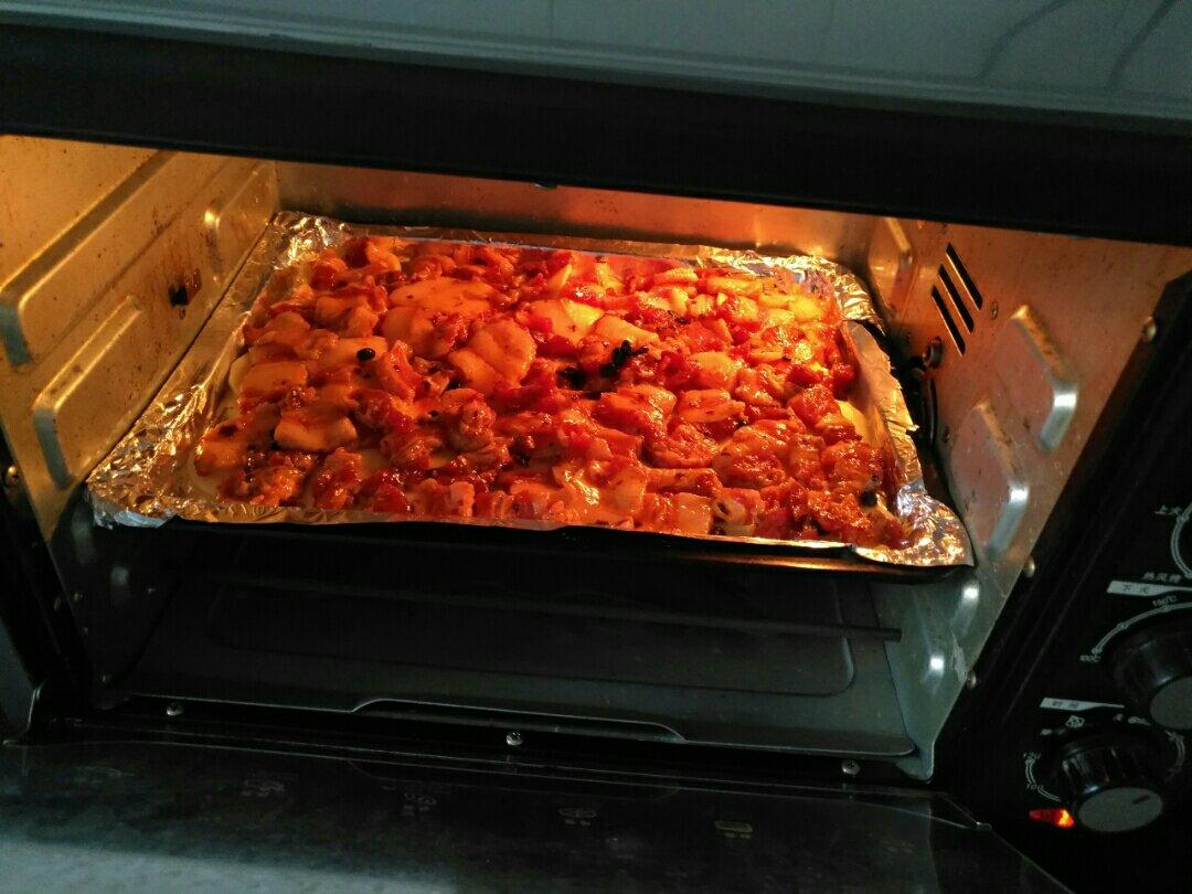 烤箱版土豆烤五花肉