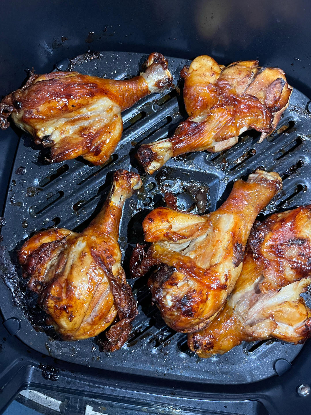 空气炸锅烤鸡腿，鲜嫩多汁