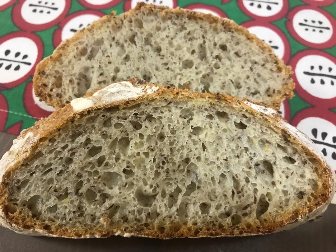 【Ken Forkish】天然酵种轻全麦核桃欧包