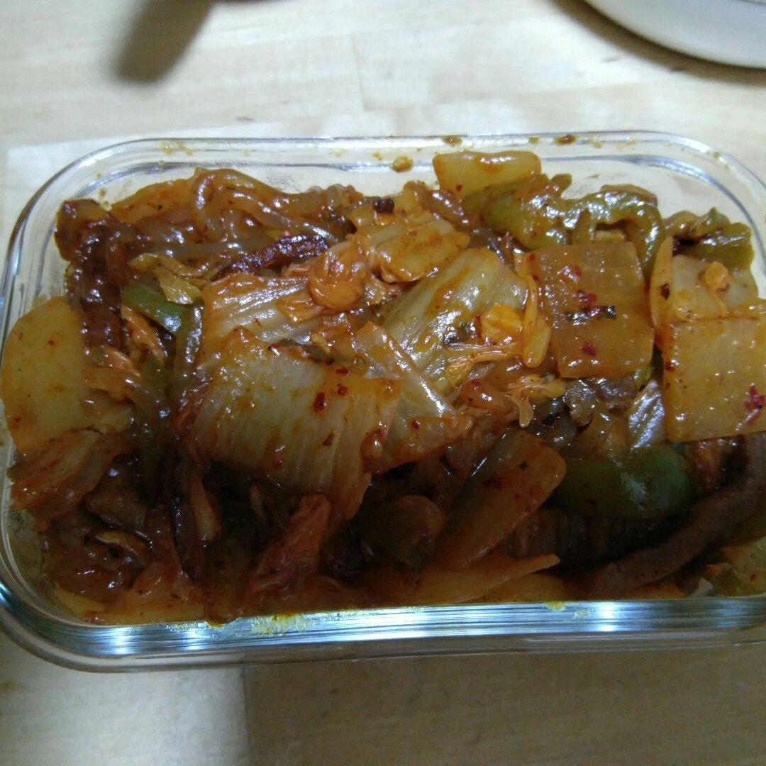 泡菜苕粉肉丝