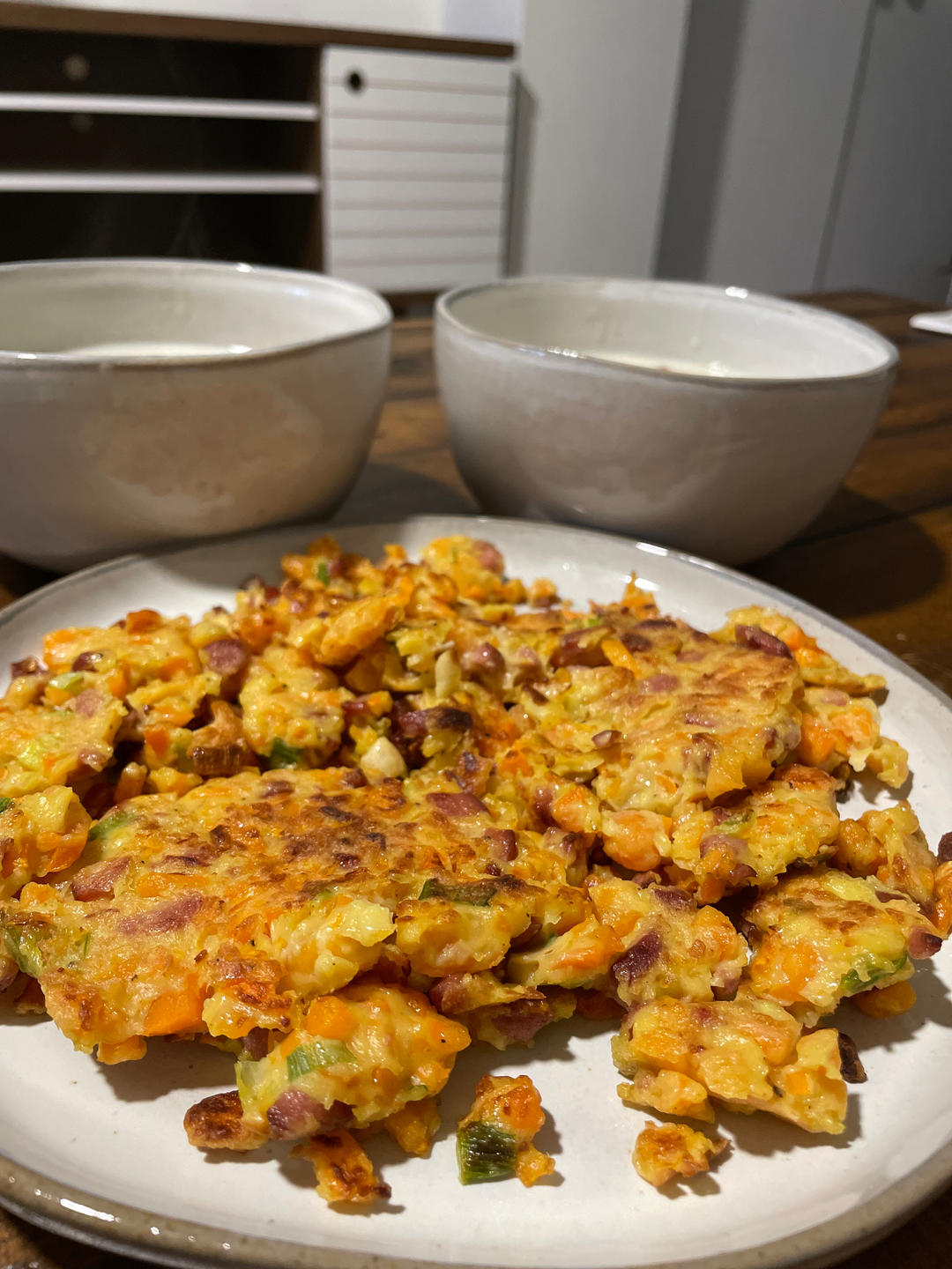 香煎胡萝卜饼