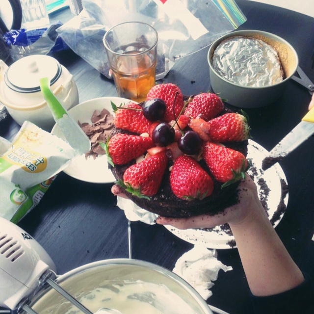 奥利奥水果奶油蛋糕