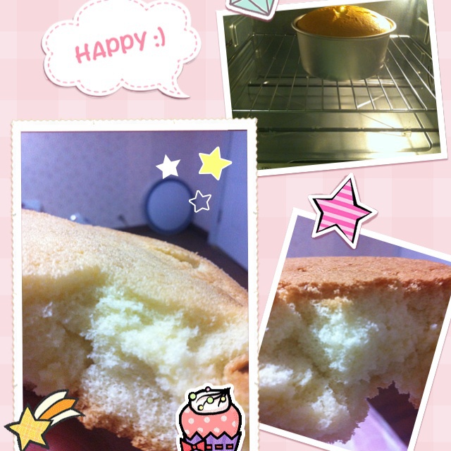 6寸戚风蛋糕（2蛋）