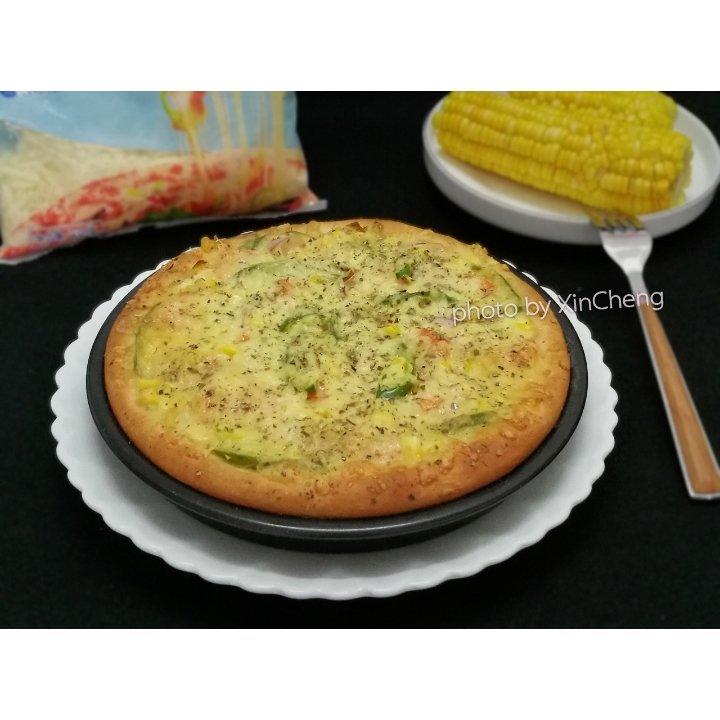 双重美味 一次发酵的披萨饼底