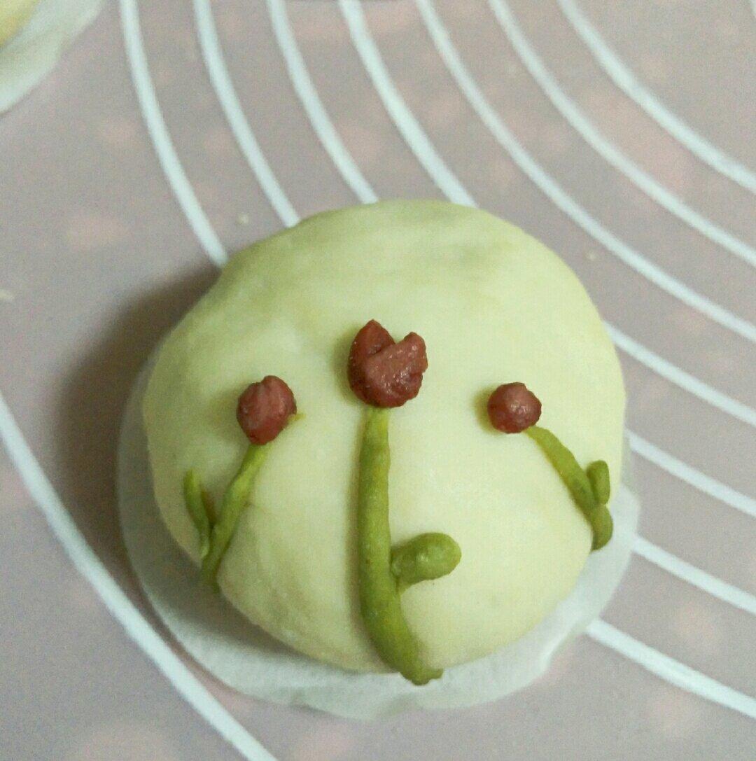 春日花朵馒头