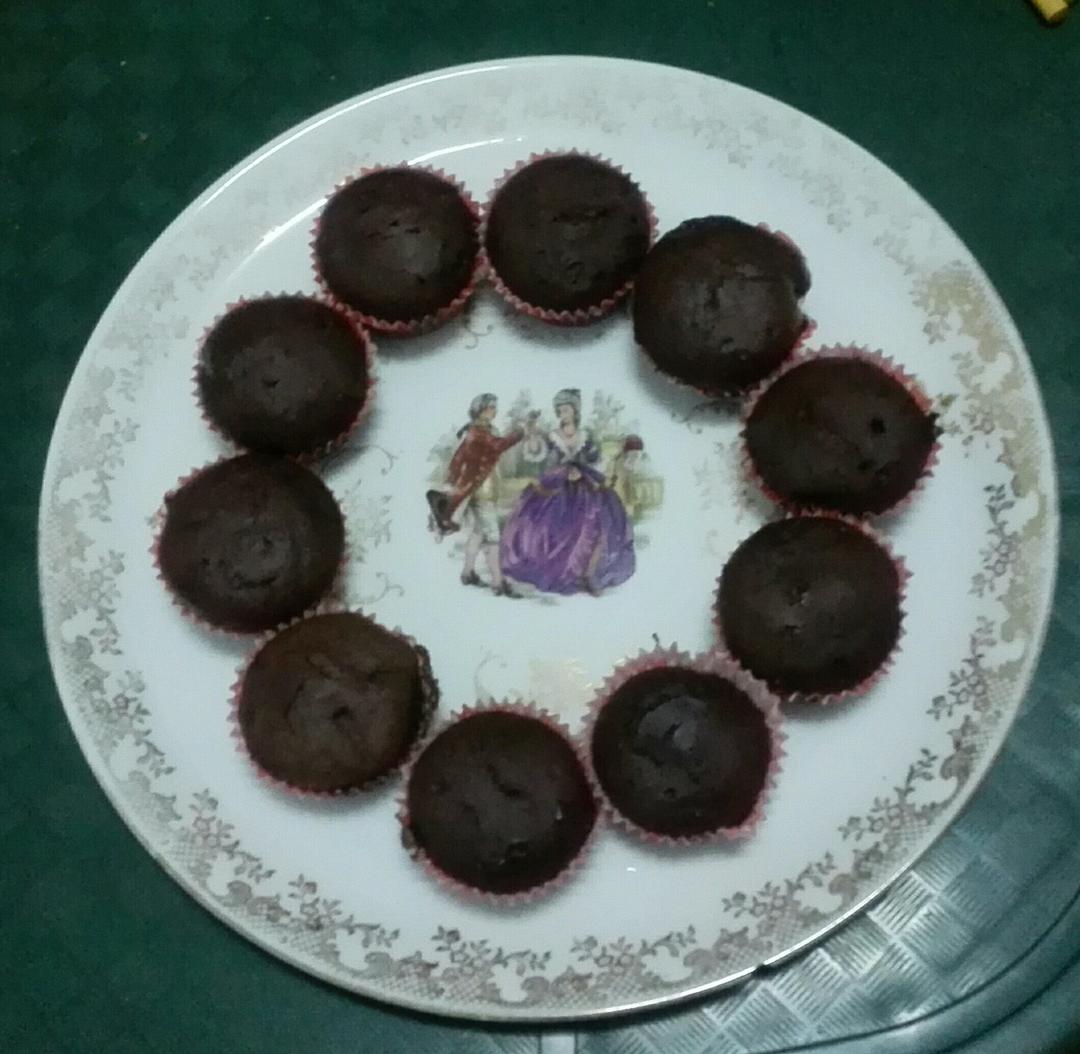 布朗尼杯子蛋糕