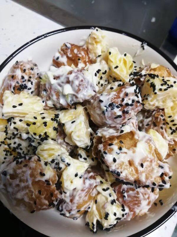 在家就会做的台湾菜 菠萝油条虾 好吃到停不下来 大人小孩都爱吃