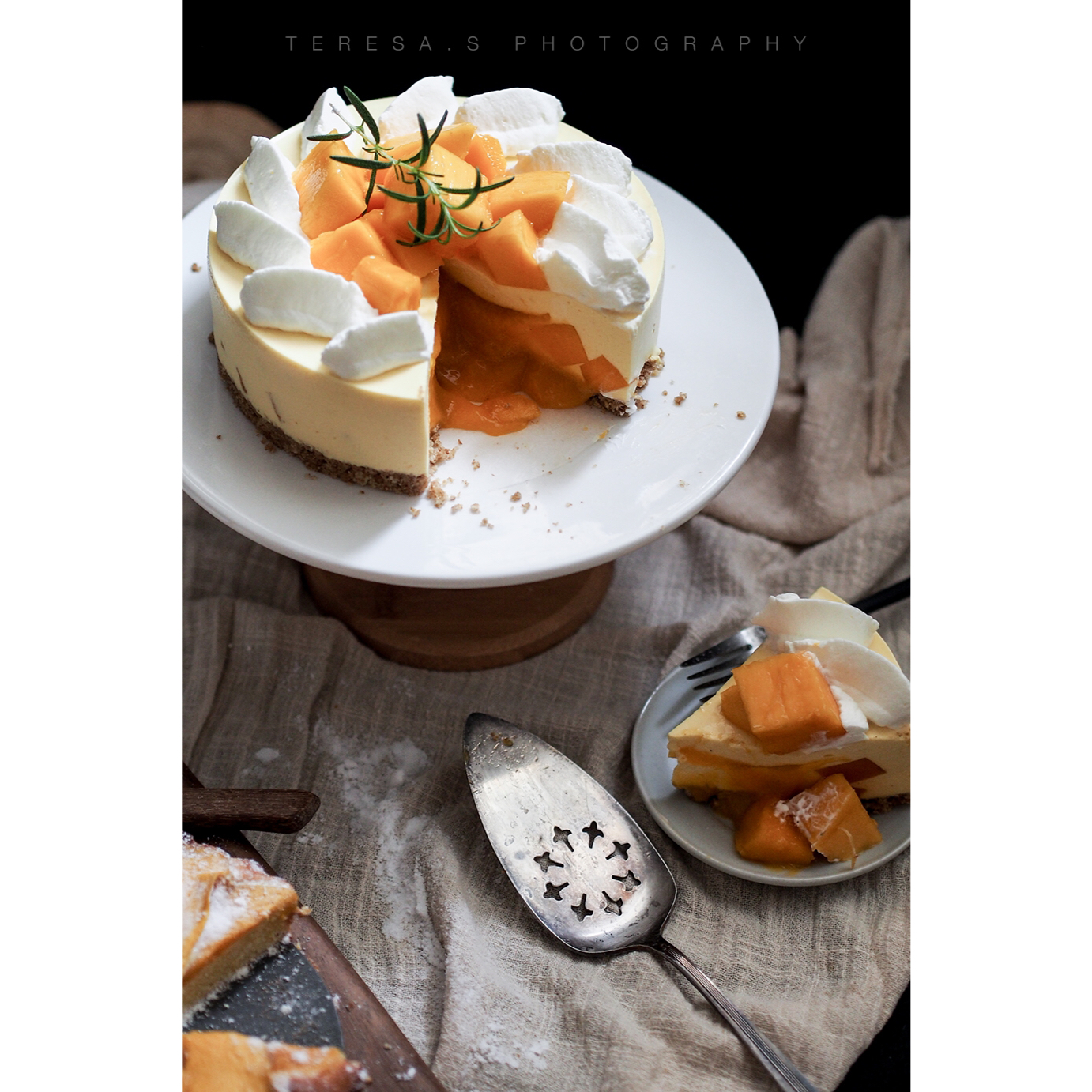 《Tinrry下午茶》教你做芒果流心慕斯（6寸配方）