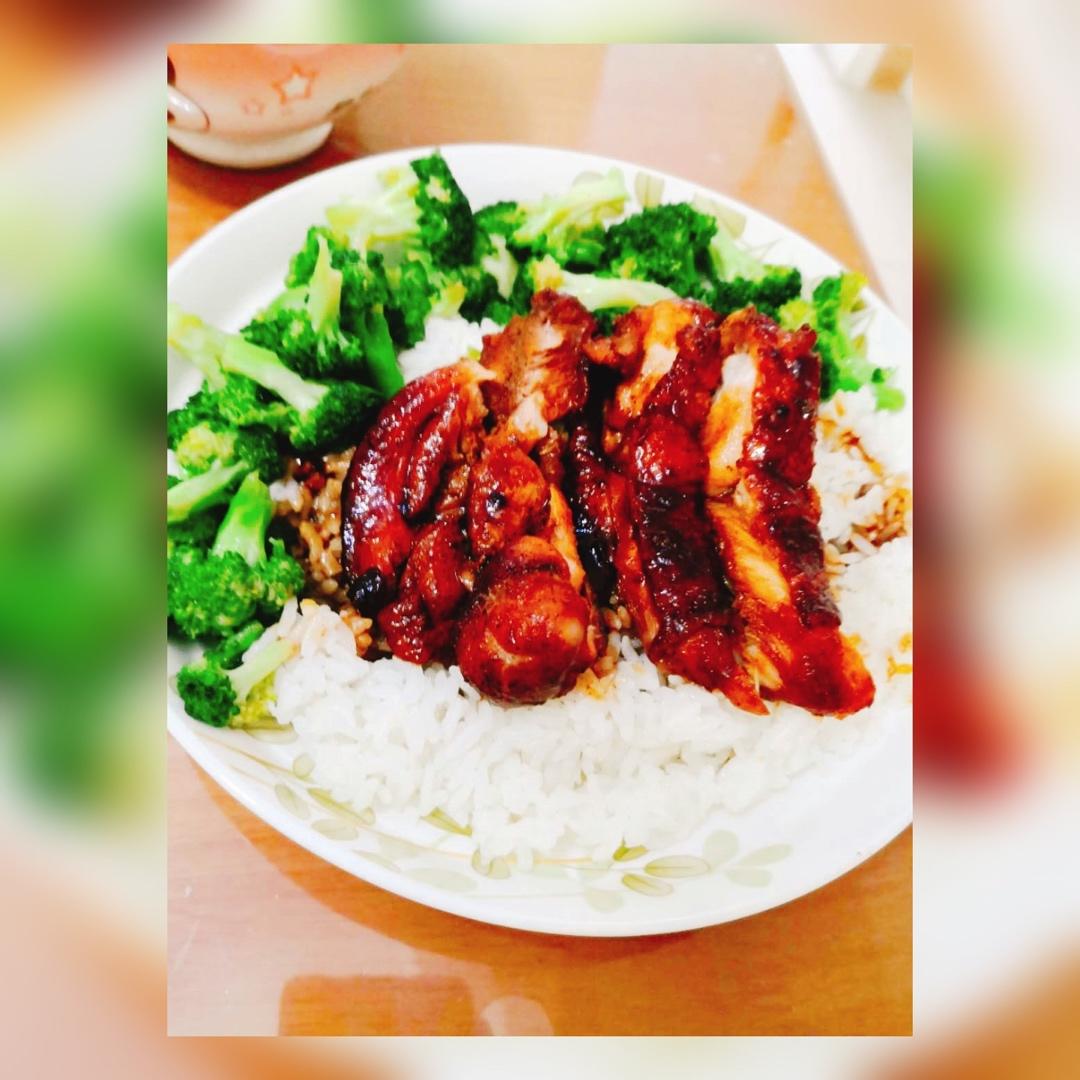 照烧鸡腿饭