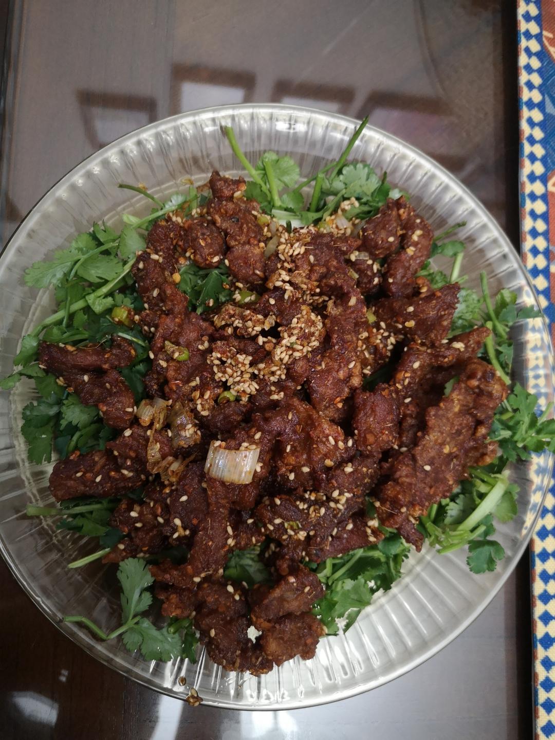 吃不到膻味的比烧烤更好吃的孜然羊肉🐏