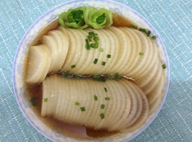 清蒸白萝卜