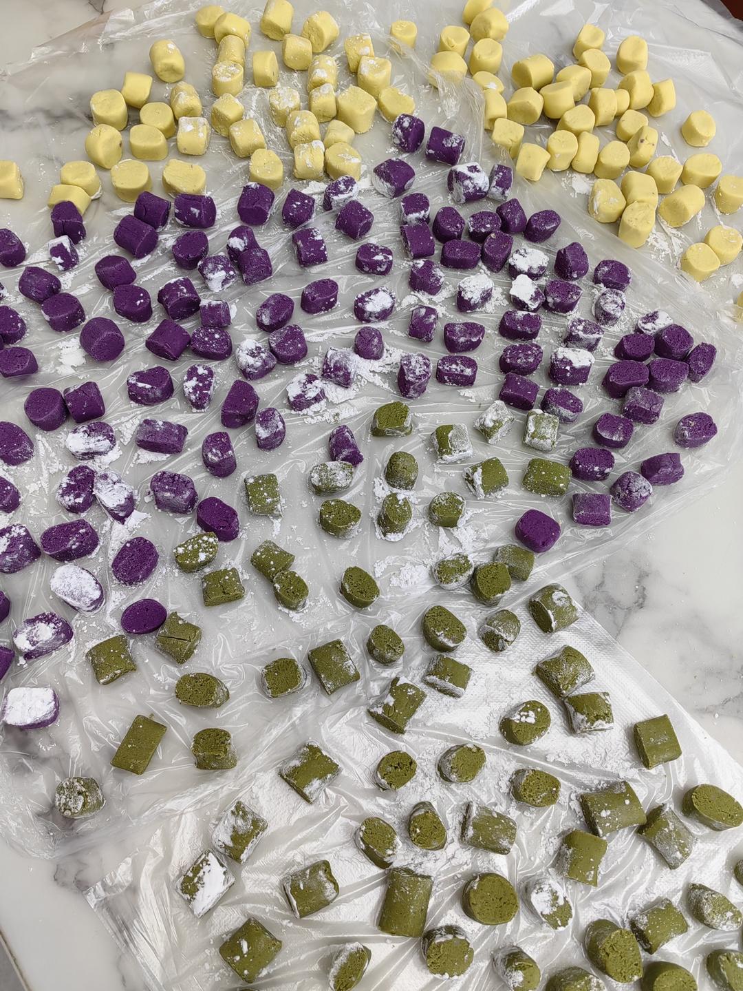 自制三色芋圆1⃣️（附上窍门详细比例）