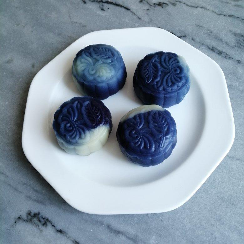 免蒸免烤㊙️简单易学丨超美青花瓷冰皮月饼