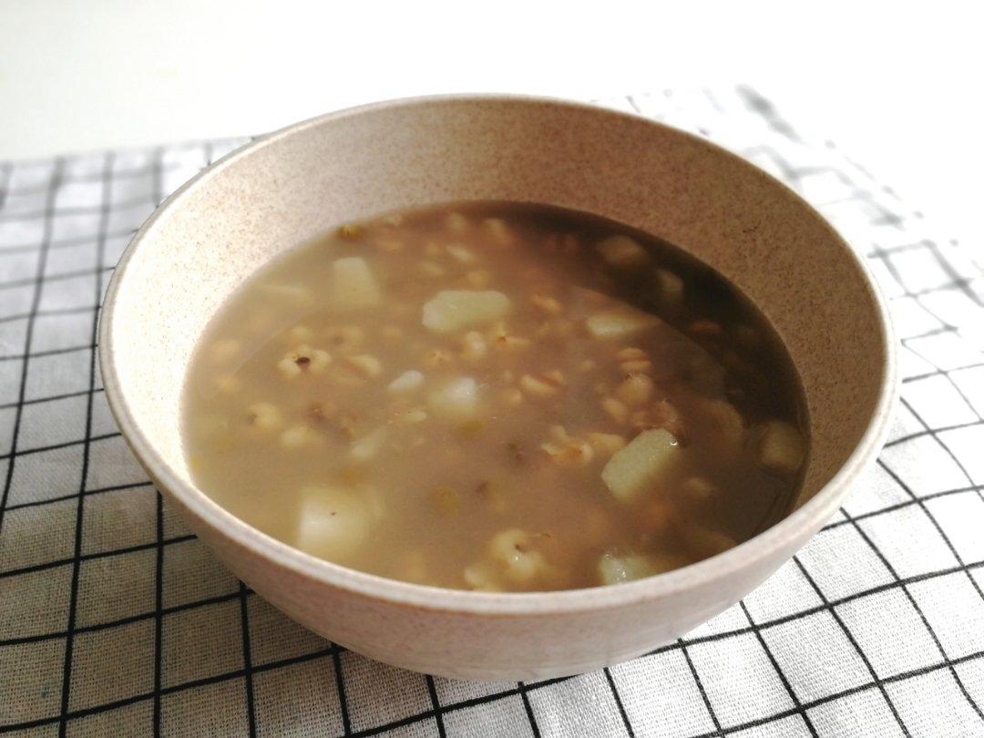 薏仁绿豆粥、汤、浆