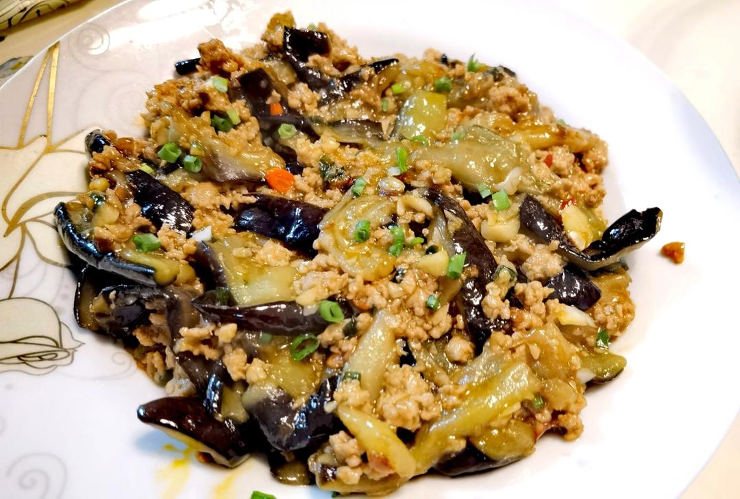 无敌好吃巨下饭的家常菜～肉沫茄子