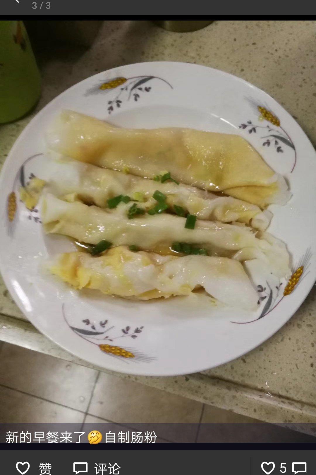 不用粘米粉的自制蒸肠粉（家用破壁机版）