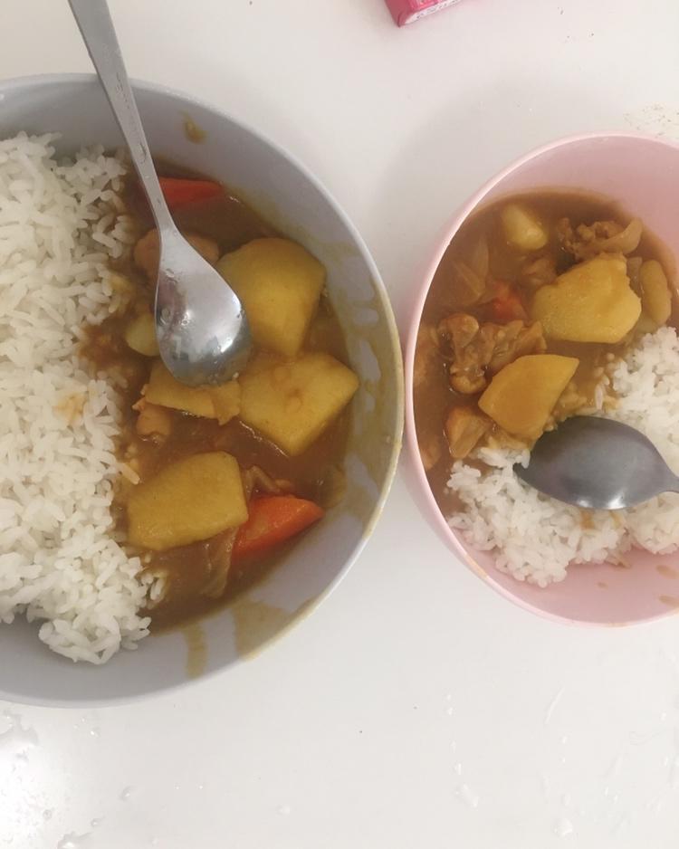 咖喱鸡块饭（百梦多咖喱超级简单版）