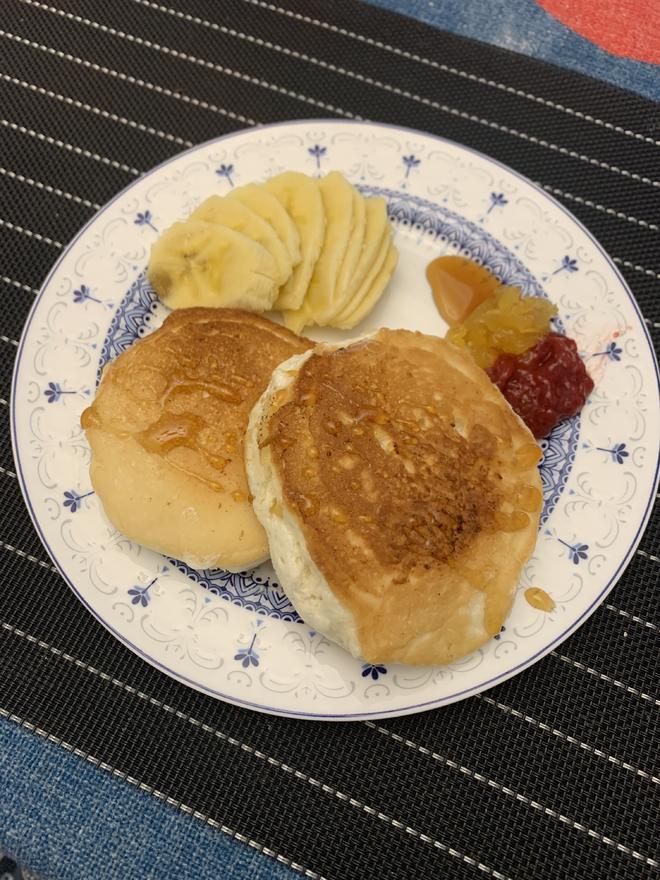 蛋白热香饼pancake（消耗蛋白）的做法