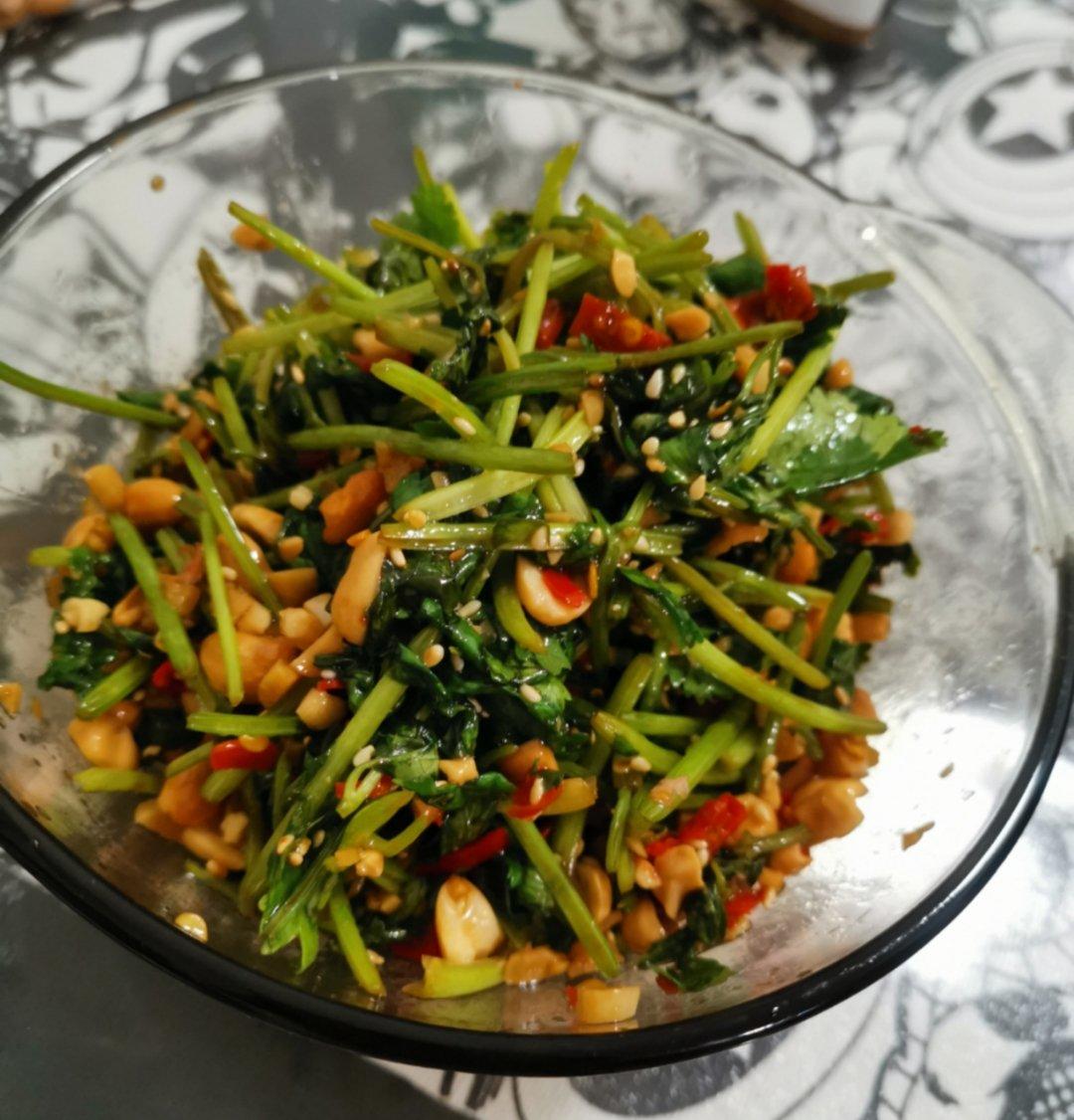 快手凉拌销魂香菜