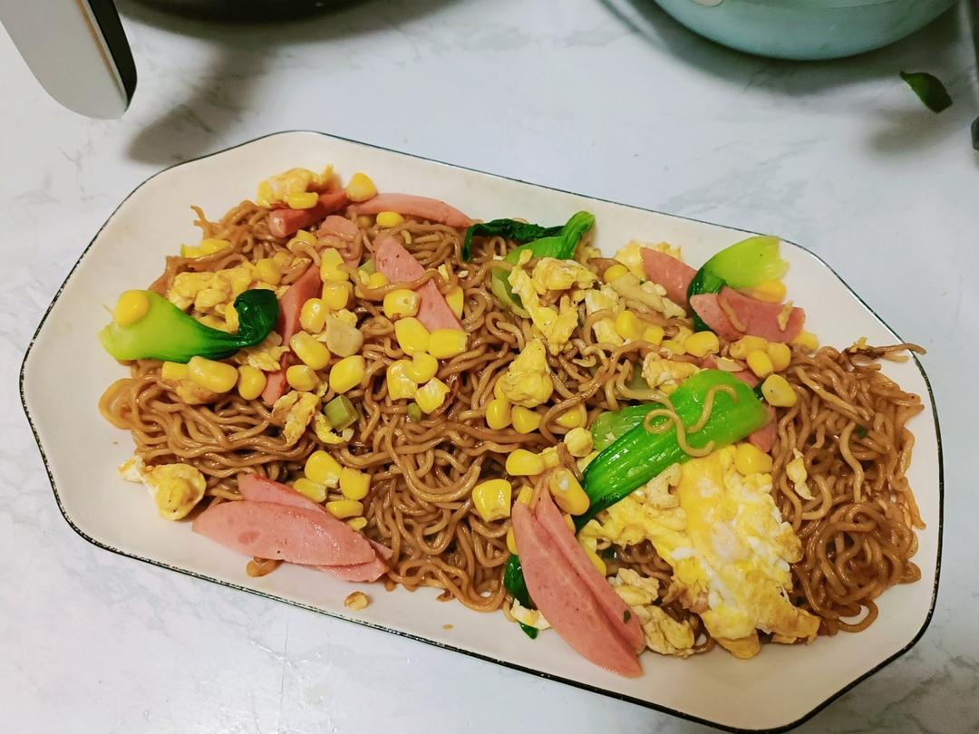 秒杀路边摊✨好吃到没朋友‼️懒人炒方便面🍜