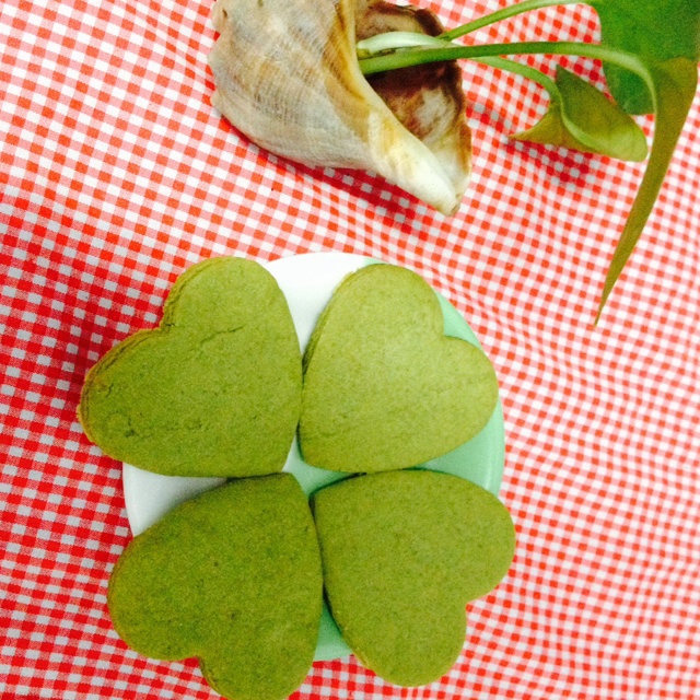 心形抹茶饼干