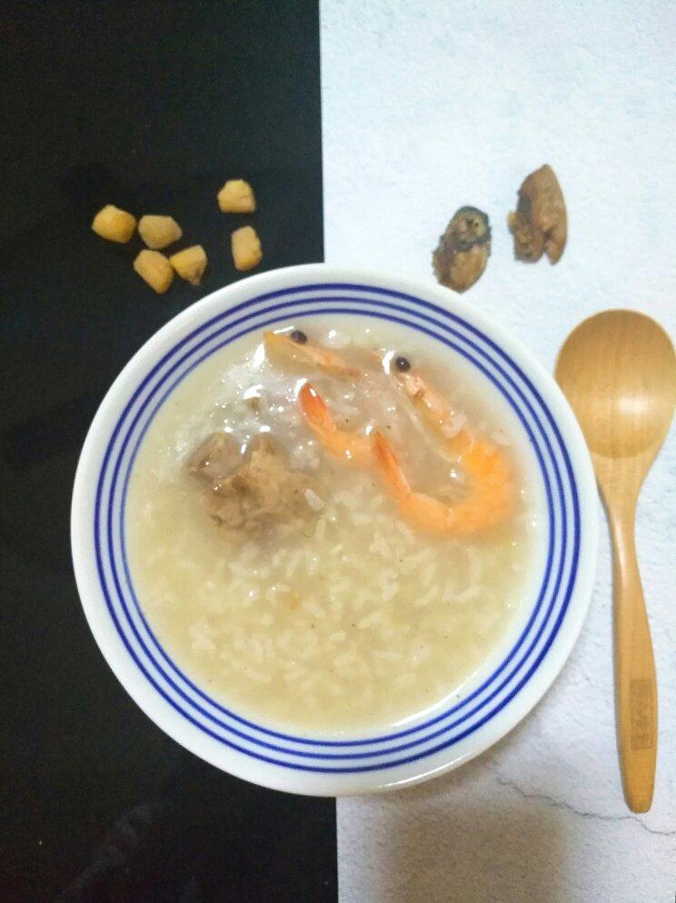干贝蛤蜊海鲜粥