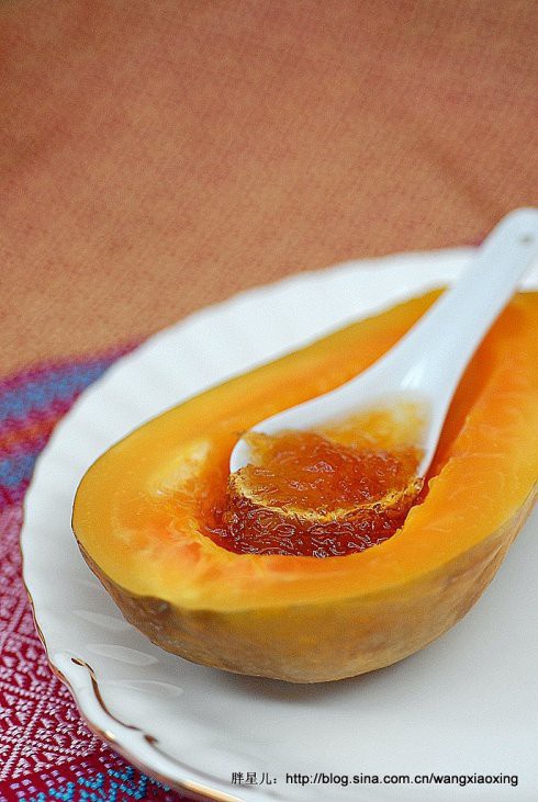 原只木瓜炖燕窝的做法