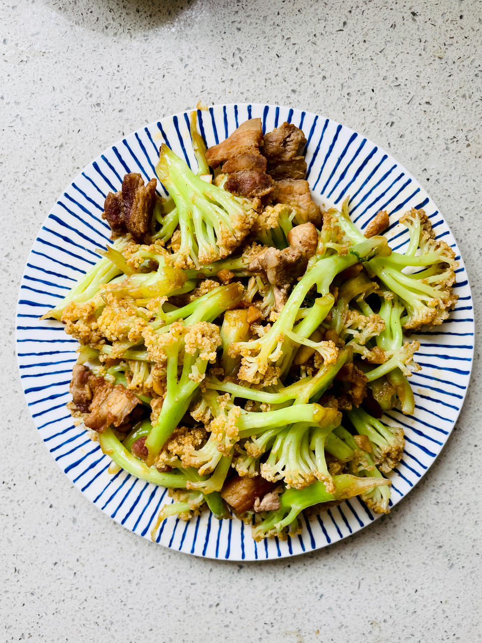 干锅花菜这么炒比饭店的还好吃