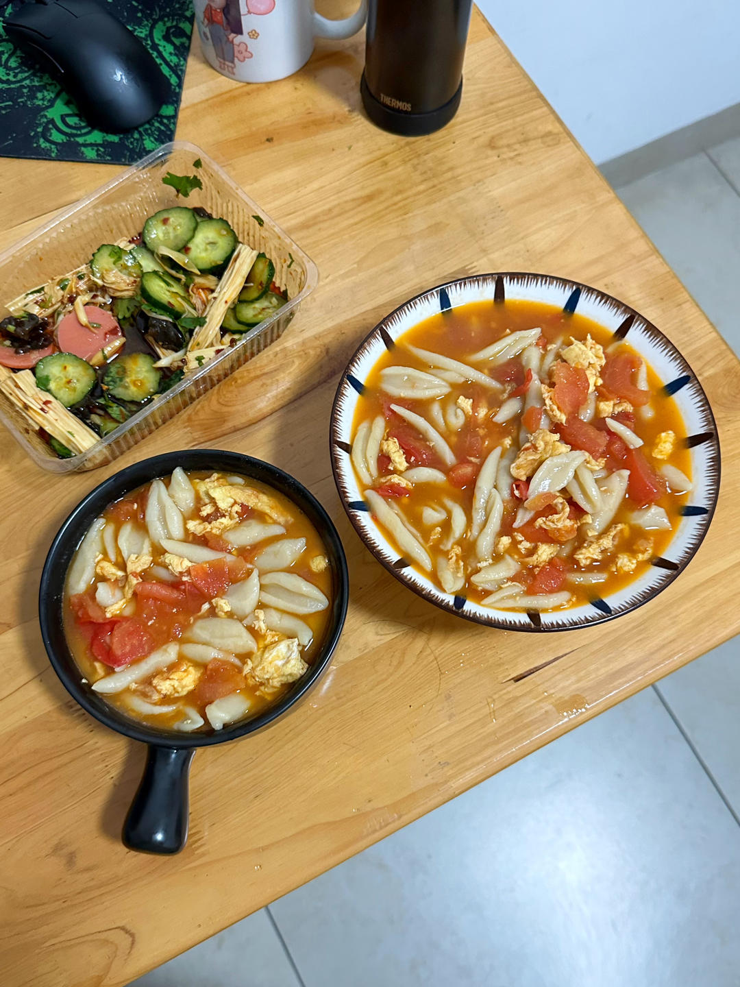 番茄鸡蛋剪刀面