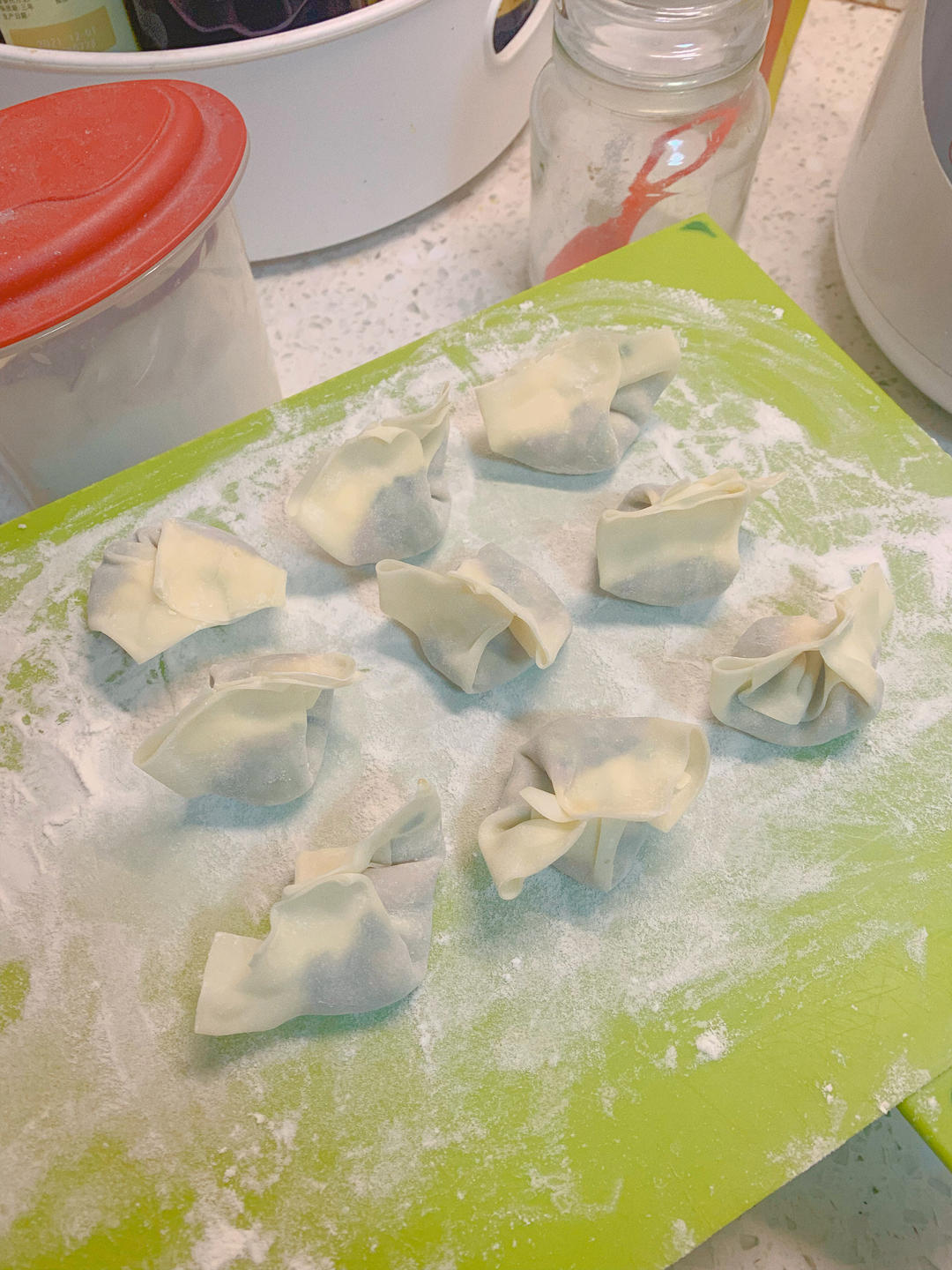 韭菜虾仁馄饨