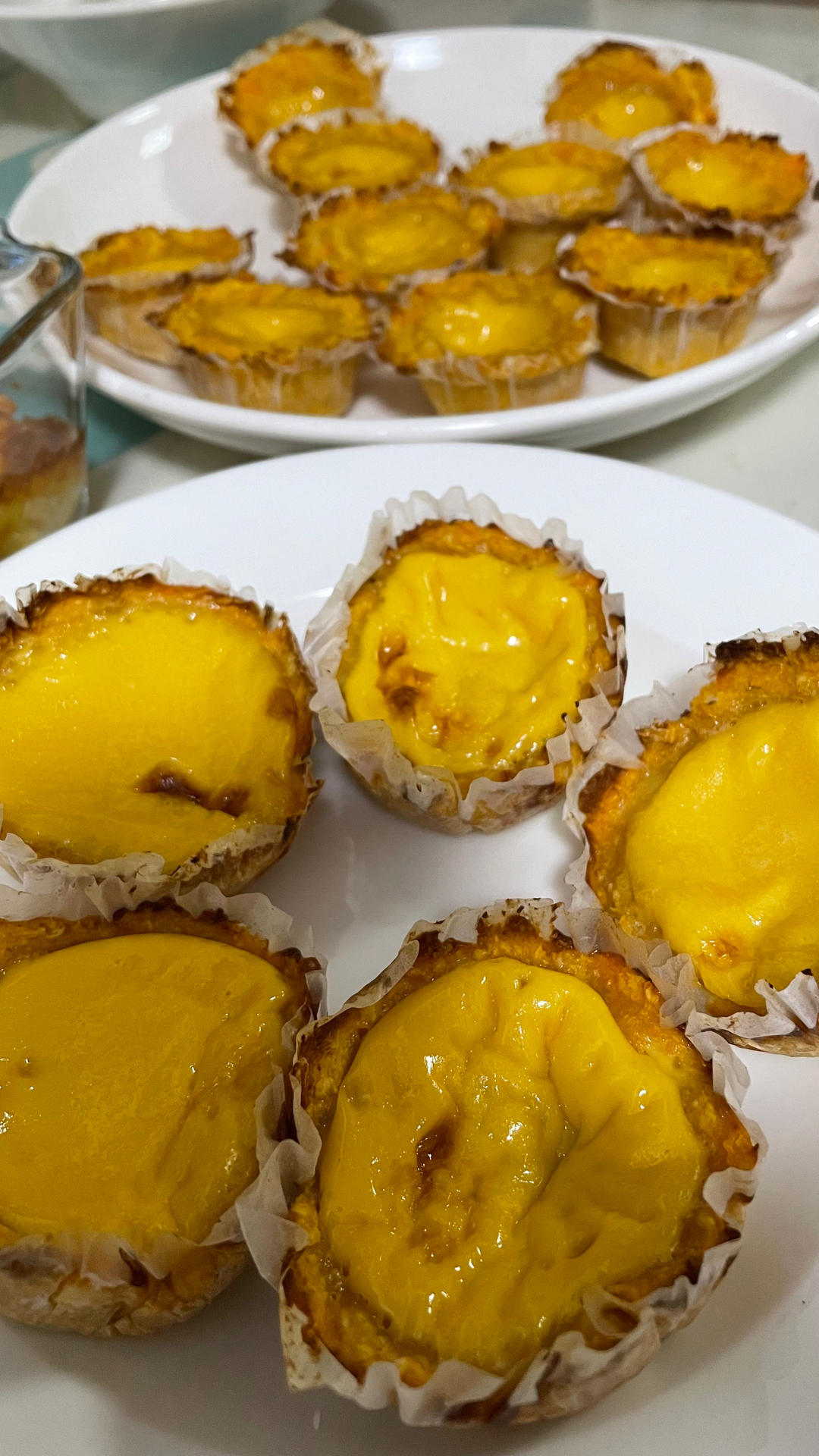 简单好吃还营养低卡的红薯燕麦蛋挞