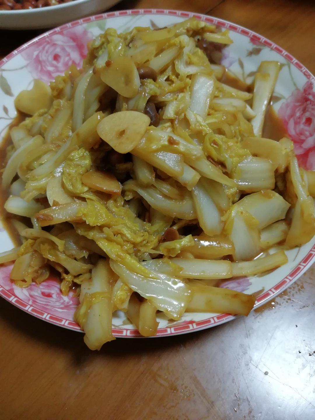 手机用户9013_owym做的豆瓣酱炒白菜