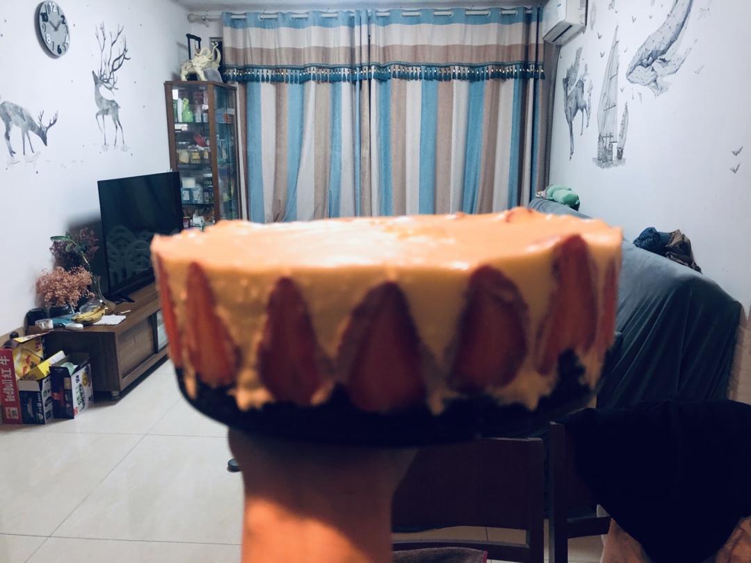 奥利奥草莓酸奶慕斯蛋糕（6寸）