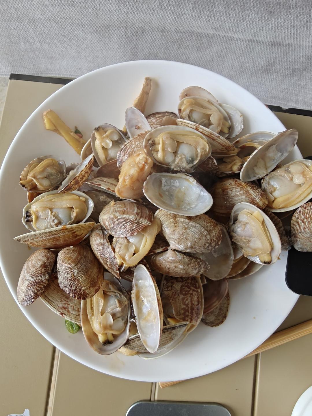 5分钟快手菜❗️秒杀路边摊爆炒花甲～好吃到爆