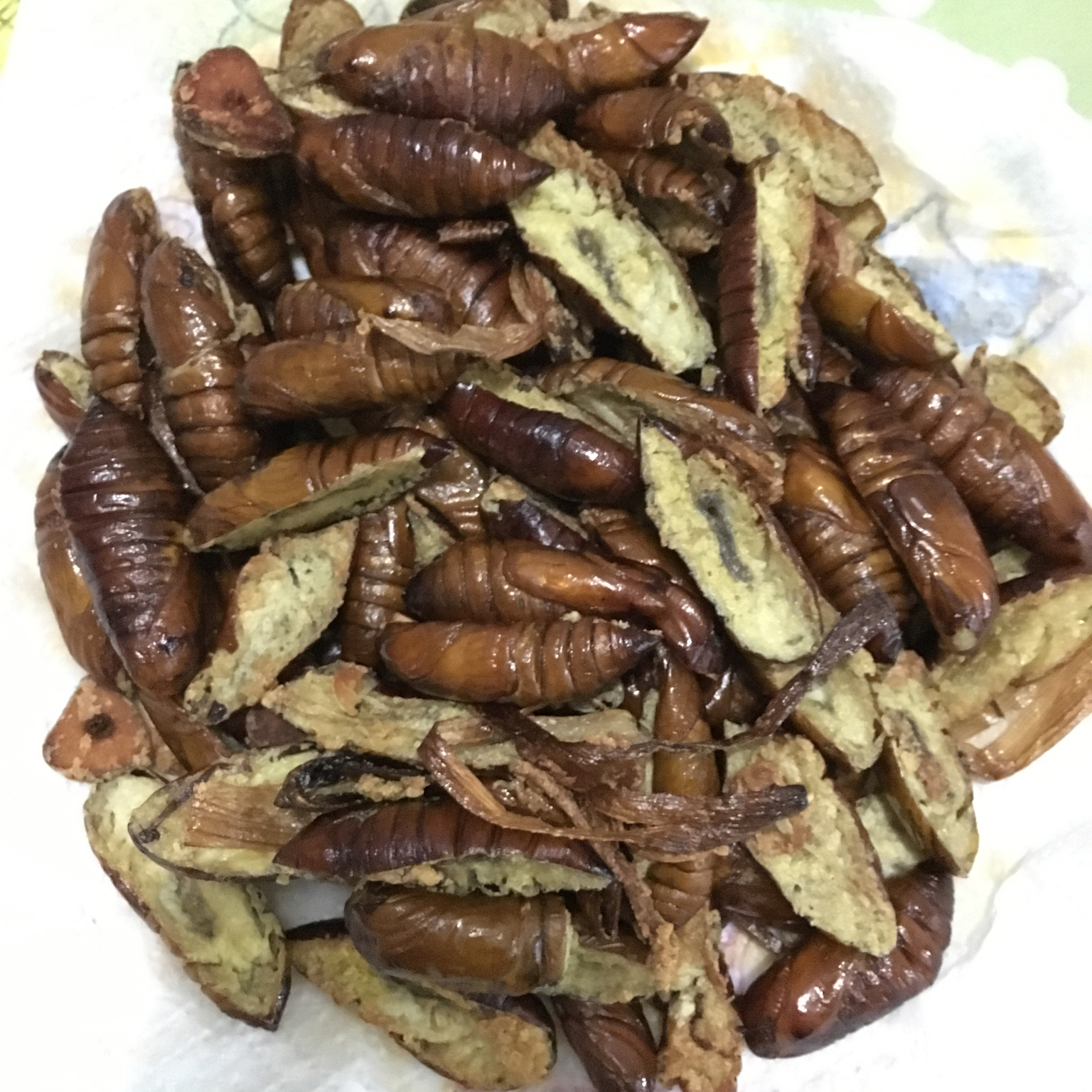 干煸蚕蛹