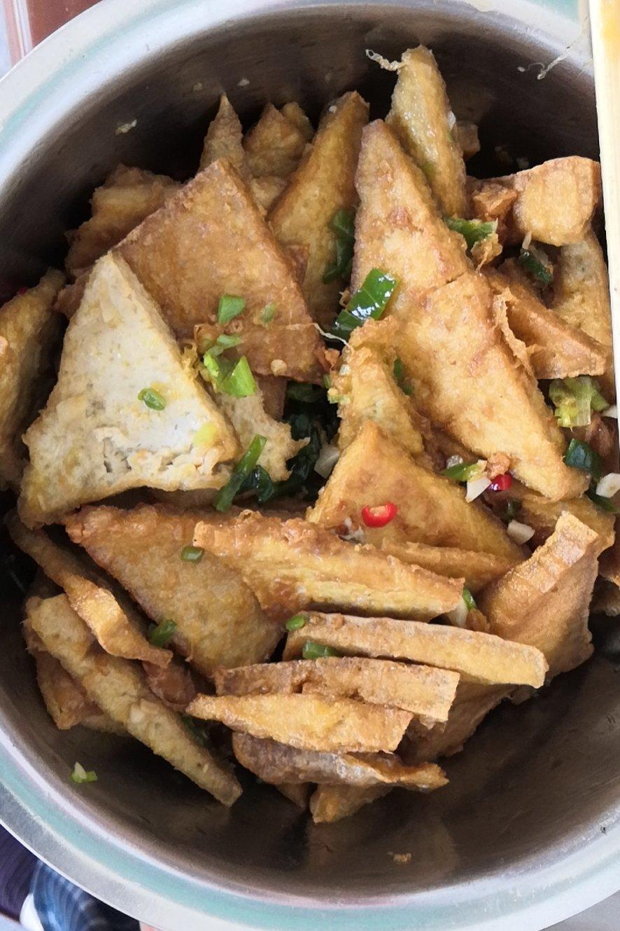 焖煎豆腐