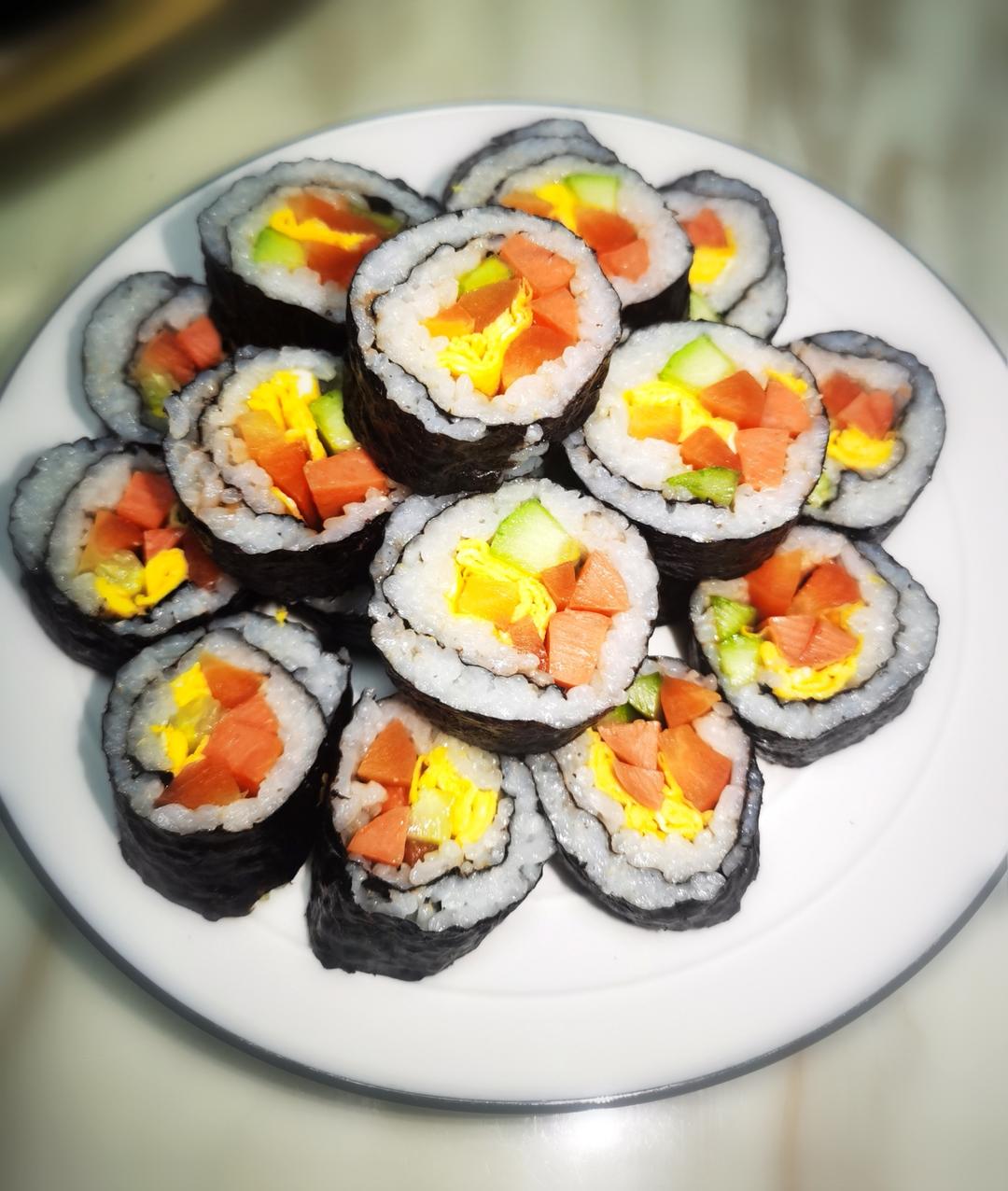 🍣家庭版寿司 | 无寿司醋、无寿司米版本👩🏻‍🍳