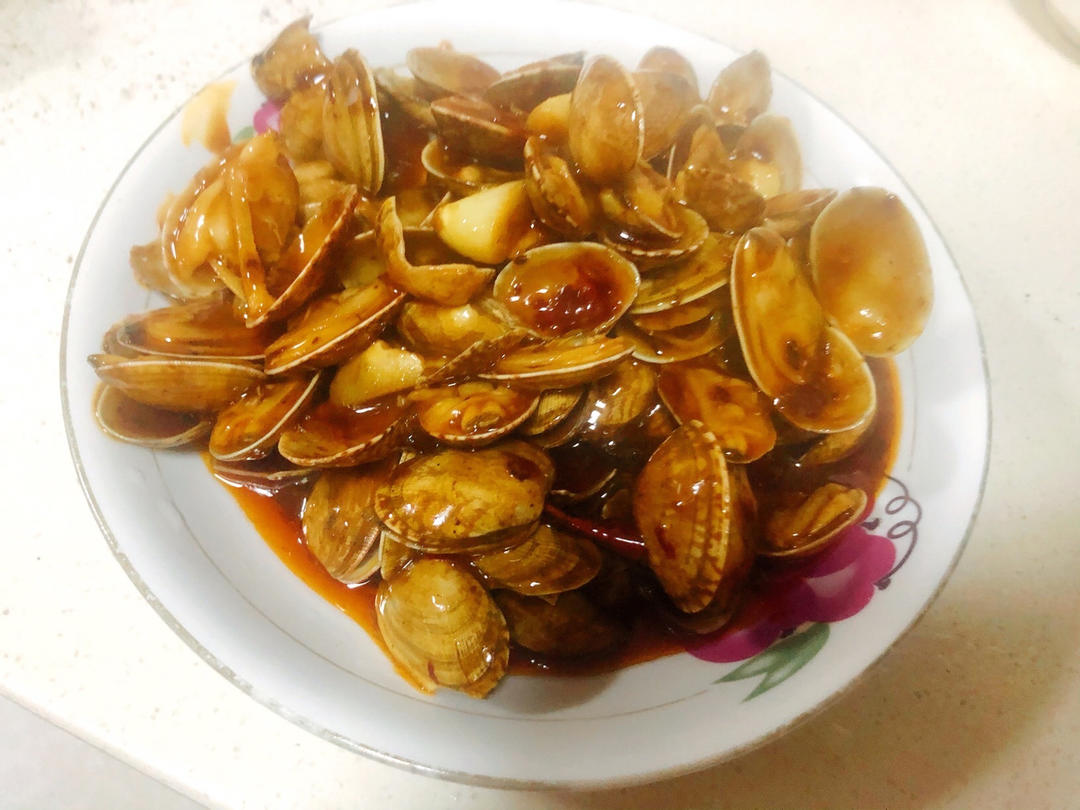 5分钟快手菜❗️秒杀路边摊爆炒花甲～好吃到爆