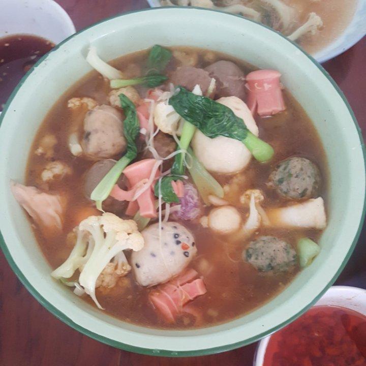 绿色心情1130做的火锅丸子大杂烩