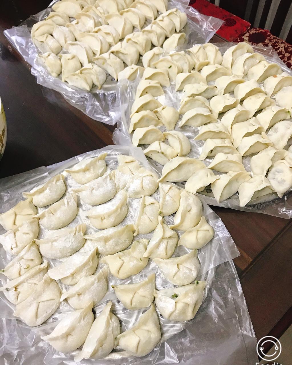 猪肉香菇玉米马蹄水饺